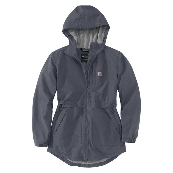 Carhartt Women's Rain Dfndr Hdd Ltwgt Coat S 104221-BLS REG S